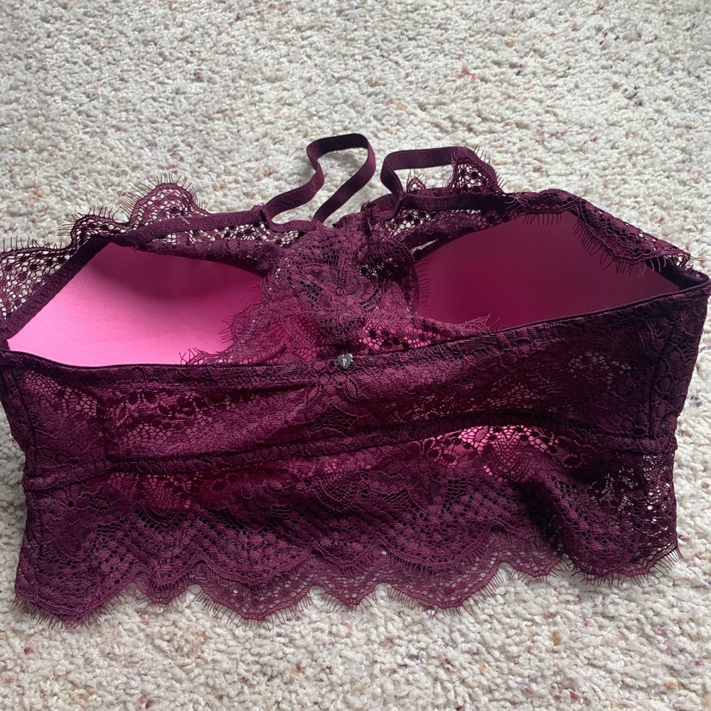 PINK lace push-up bralette - Picture 4 of 6
